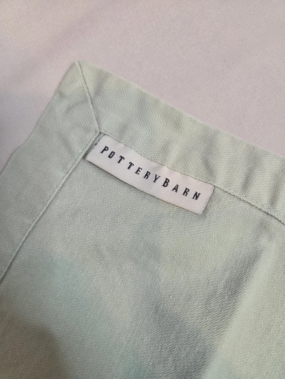 Pottery Barn Cloth Napkins Set of 4 Light Sage Green 17.5” Square